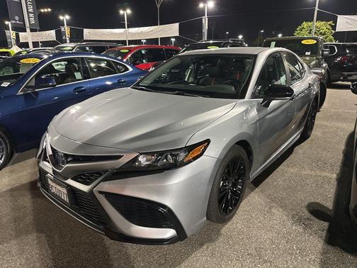 Celestial Silver Metallic 2022 Toyota Camry Nightshade Edition Hybrid