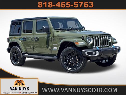 Sarge Green Clearcoat 2023 Jeep Wrangler 4xe Sahara
