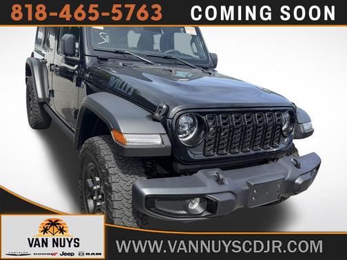 Black Clearcoat 2025 Jeep Wrangler 4xe Willys
