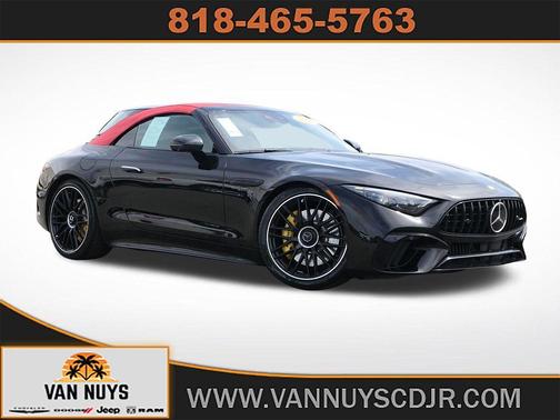 Obsidian Black Metallic 2023 Mercedes-Benz AMG SL 63 Base