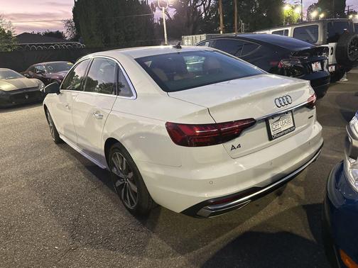 Glacier White Metallic 2023 Audi A4 40 Premium