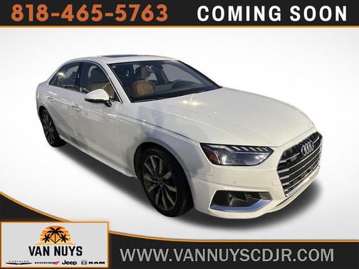 Glacier White Metallic 2023 Audi A4 40 Premium