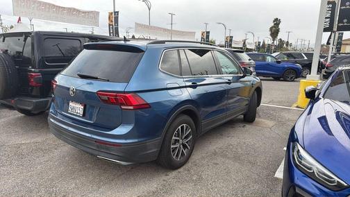 Silk Blue Metallic 2019 Volkswagen Tiguan 2.0T SE