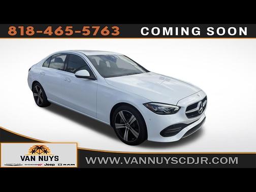 Polar White 2023 Mercedes-Benz C-Class Sedan