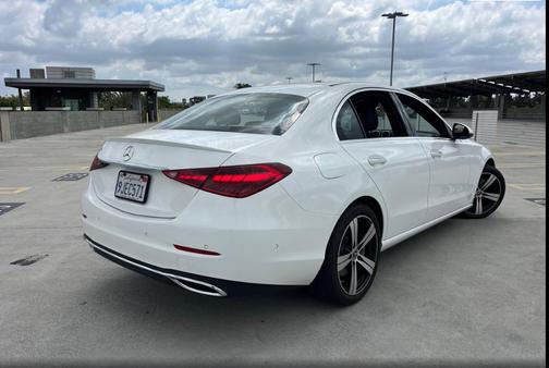 Polar White 2023 Mercedes-Benz C-Class Sedan