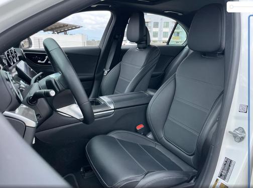 Polar White 2023 Mercedes-Benz C-Class Sedan