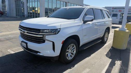 Summit White 2021 Chevrolet Tahoe LT