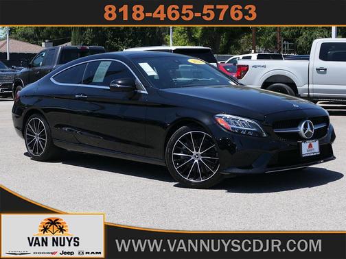 Black 2021 Mercedes-Benz C-Class Coupe