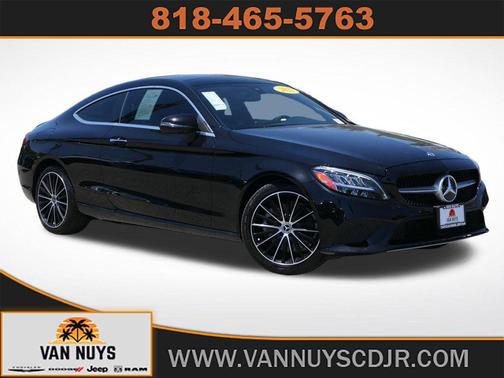 Black 2021 Mercedes-Benz C-Class Coupe