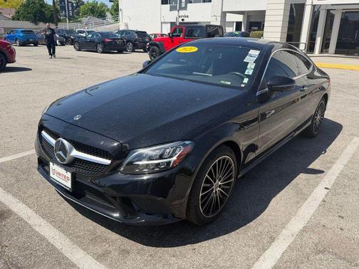 Black 2021 Mercedes-Benz C-Class Coupe