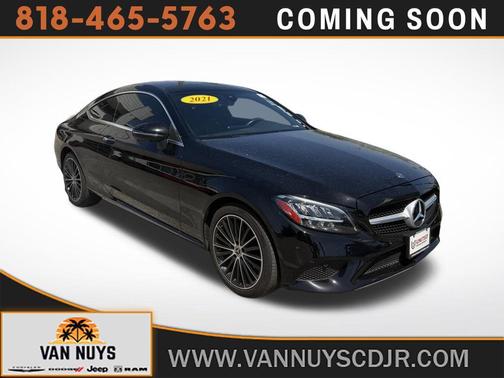 Black 2021 Mercedes-Benz C-Class Coupe