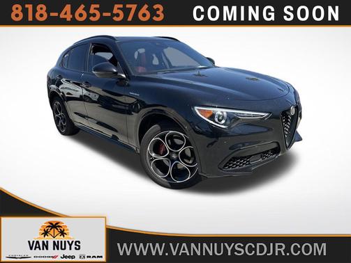 Black Metallic 2023 Alfa Romeo Stelvio Veloce AWD