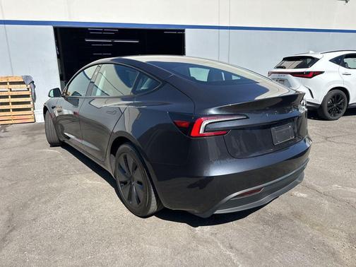 Stealth Gray 2025 Tesla Model 3 Long Range