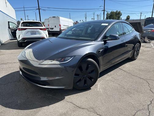 Stealth Gray 2025 Tesla Model 3 Long Range
