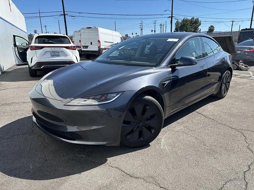 Stealth Grey 2025 Tesla Model 3 Long Range