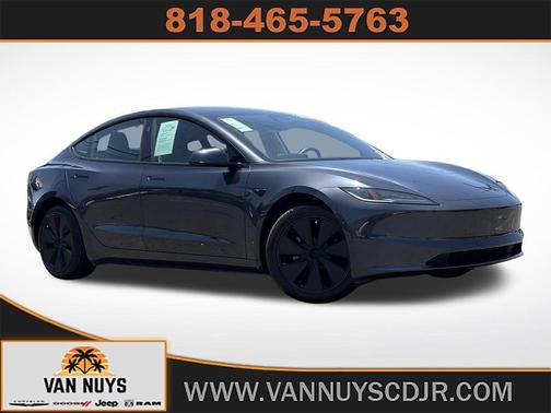 Stealth Grey 2025 Tesla Model 3 Long Range