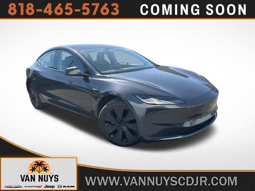 Stealth Gray 2025 Tesla Model 3 Long Range