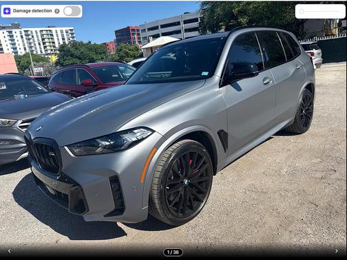Frozen Pure Grey Metallic 2025 BMW X5 M60i