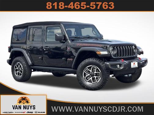 Black Clearcoat 2024 Jeep Wrangler Rubicon