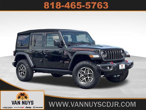 Black Clearcoat 2024 Jeep Wrangler Rubicon