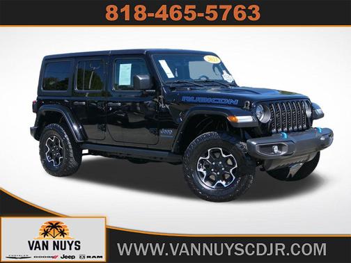 Black Clearcoat 2023 Jeep Wrangler 4xe Rubicon
