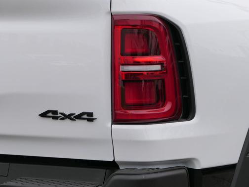 Bright White Clearcoat 2026 RAM 1500 RHO Crew Cab 4x4 5'7' Box