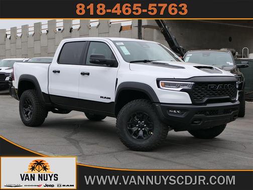 Bright White Clearcoat 2026 RAM 1500 RHO Crew Cab 4x4 5'7' Box