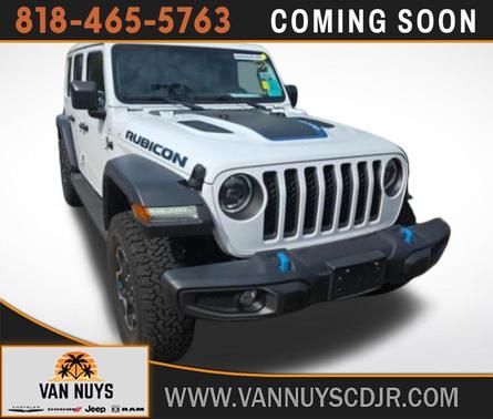 Bright White Clearcoat 2023 Jeep Wrangler 4xe Rubicon