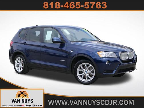 Deep Sea Blue Metallic 2014 BMW X3 xDrive35i