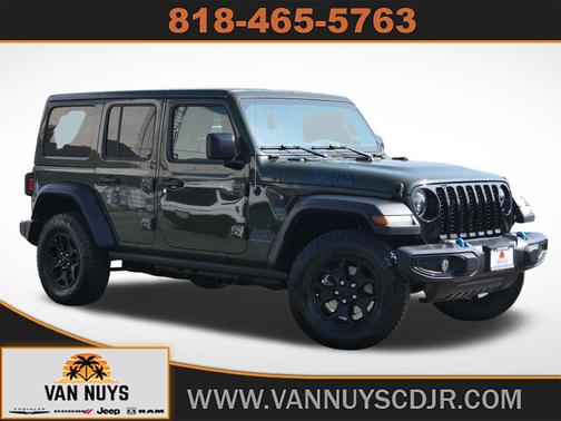 Sarge Green Clearcoat 2023 Jeep Wrangler 4xe Willys
