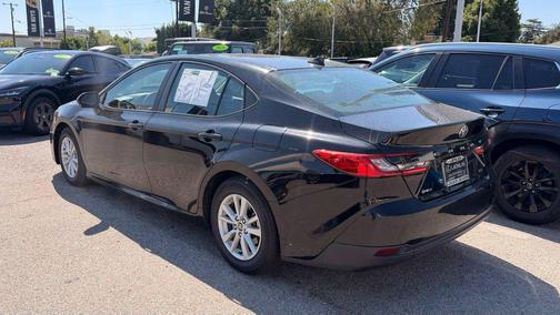 Midnight Black Metallic 2025 Toyota Camry LE