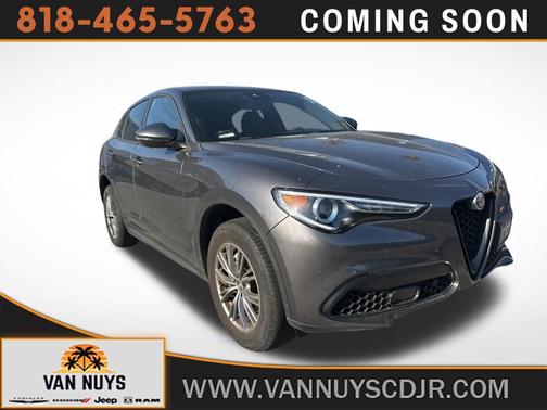 Gray Metallic 2023 Alfa Romeo Stelvio Sprint RWD