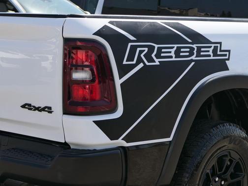 Bright White Clearcoat 2025 RAM 1500 Rebel