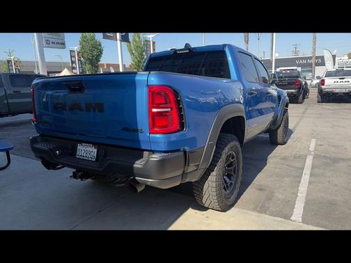 Hydro Blue Pearlcoat 2025 RAM 1500 RHO Crew Cab 4x4 5'7' Box