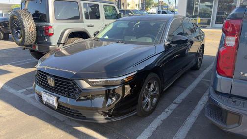 Crystal Black Pearl 2023 Honda Accord EX