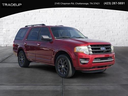 Red 2017 Ford Expedition Limited