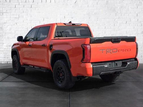 Orange 2022 Toyota Tundra Hybrid TRD Pro