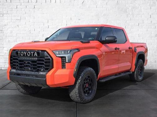 Orange 2022 Toyota Tundra Hybrid TRD Pro