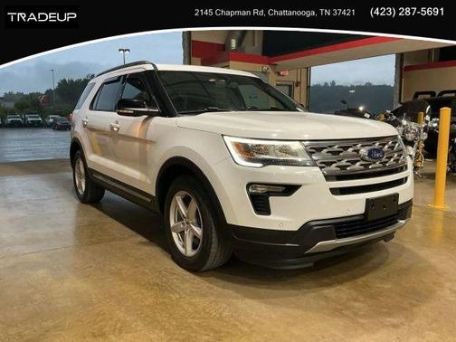 White 2018 Ford Explorer XLT