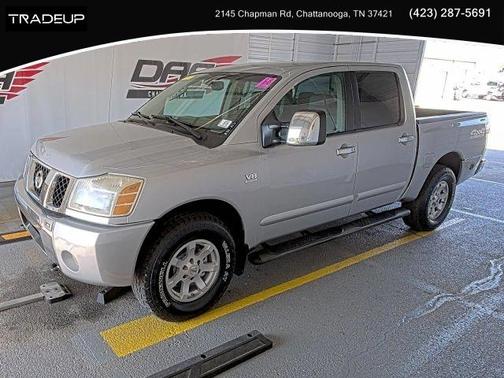 Silver 2004 Nissan Titan Crew Cab
