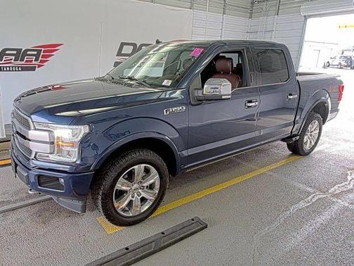 Blue 2018 Ford F-150 Platinum