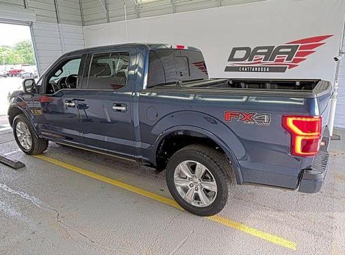 Blue 2018 Ford F-150 Platinum
