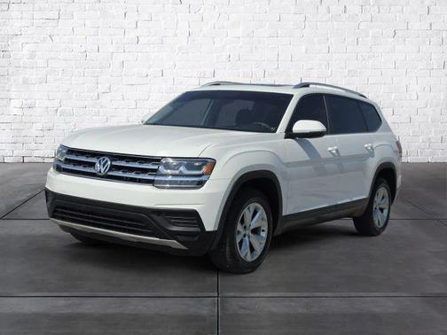 Pure White 2018 Volkswagen Atlas 3.6L Launch Edition