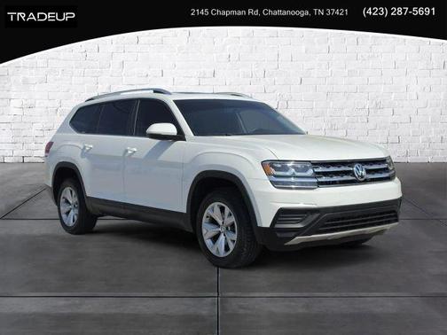 Pure White 2018 Volkswagen Atlas 3.6L Launch Edition