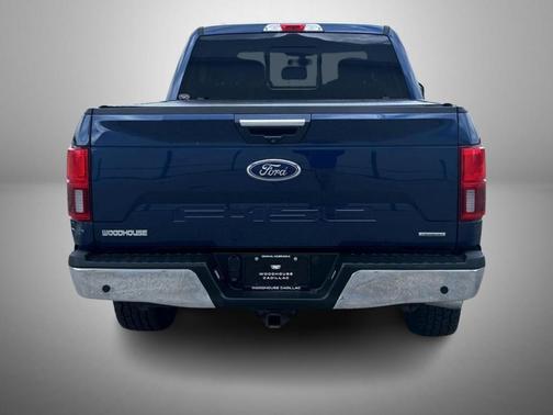 Blue 2018 Ford F-150 Lariat