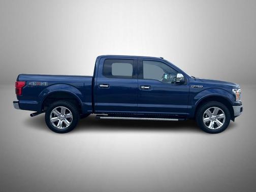 Blue 2018 Ford F-150 Lariat