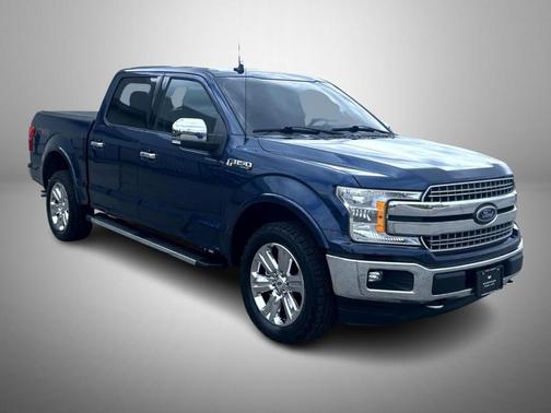 Blue 2018 Ford F-150 Lariat