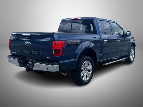 Blue 2018 Ford F-150 Lariat