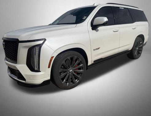 Crystal White Tri-Coat 2025 Cadillac Escalade V-Series