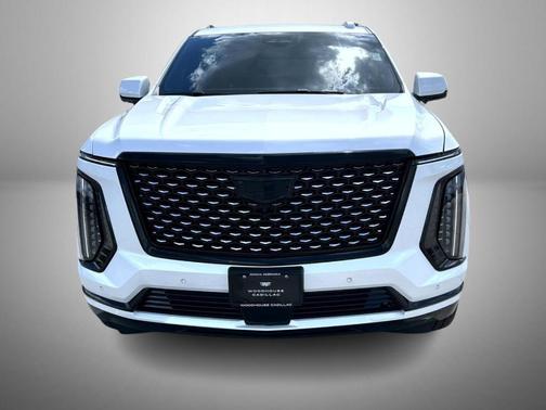 Crystal White Tri-Coat 2025 Cadillac Escalade ESV Premium Luxury